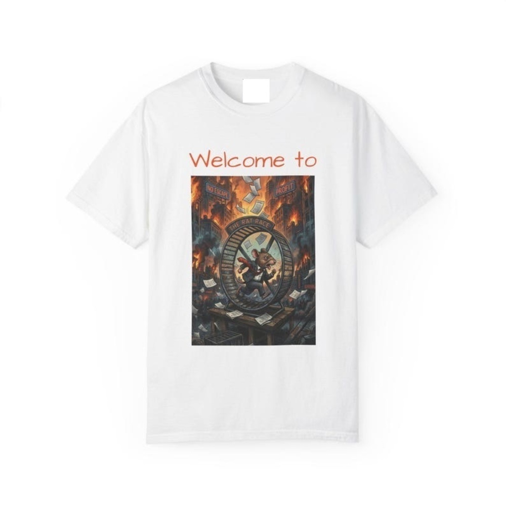 Relaxed Fit Tee, The Rat Race White Unisex Tshirt